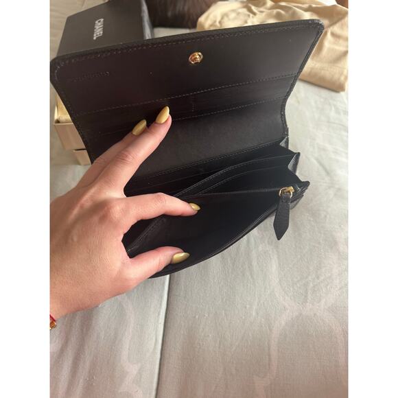 Burberry Long Black Continental Wallet - Picture 5 of 12